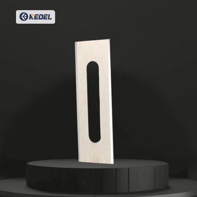 Özel Çimentolu Tungsten Karbür Alaşımlı Kimyasal Elyaf Yiv Açma Konumlandırma Bıçağı Kumaş Film Kesme Endüstriyel Makine Bıçağı