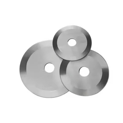 Özelleştirilmiş Yüksek Kaliteli Tungsten Karbür Alaşımlı Ev Tipi Kağıt Kesme Dairesel Bıçakları Tuvalet Kağıdı Rulolarını Kesmek İçin