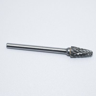 3mm Tip L Metal İşleme için Yüksek Hassasiyetli Parlak Kaplamalı Karbid Döner Burr