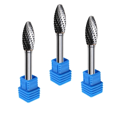 M6 Tungsten Karbür Çapak Uzun Tek 1/2" 12 Şaft Çapı Uç Kesim Pens