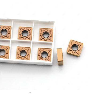 CNC Torna Makinesi Çimentolu Karbür Kesici Takım SNMG120404 Çelik Bitirme Uçları