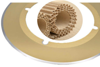 0.1mm-6.0mm Oluklu Kağıt Dairesel Dilme Bıçağı HRC40-68 Sertlik