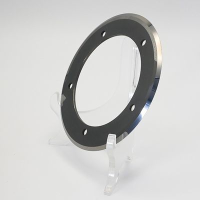 Altı Delikli Yarı Kesme Dairesel Bıçak Yarım Kesim Dairesel Bıçak Tam ve Yarım Kesim Makineleri için Karbür Yuvarlak Endüstriyel Bıçak