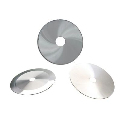 Sigara Üretim Hatları Tütün İşleme Makineleri için Çemberlenmiş Tungsten Dairesel Yuvarlak Bıçak Bıçağı Disk Bıçağı