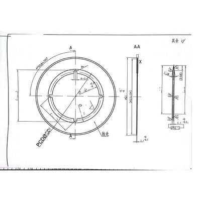 Tütün Endüstrisi Kesme Bıçağı Çimentolu Tungsten Karbür Kesme Bıçağı Dairesel Bıçak Kesme Makinesi Dilme Bıçakları