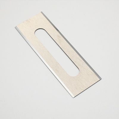 Özel Çimentolu Tungsten Karbür Alaşımlı Kimyasal Elyaf Yiv Açma Konumlandırma Bıçağı Kumaş Film Kesme Endüstriyel Makine Bıçağı