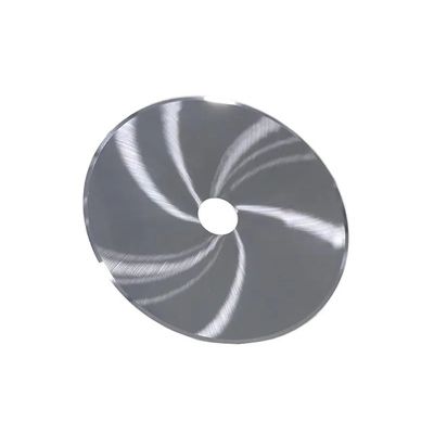 Tütün endüstrisindeki sigara makineleri için uygun özel volfram karbid alaşımı dairesel kesme bıçağı