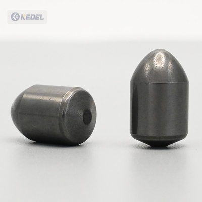 YG8 YG11C Sınıf Siyah Özel Çimento Tungsten Karbür Alaşımı Silindirik eliptik düğmeler Petrol matkapı için dişler