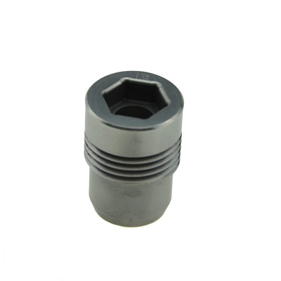 12.7mm Gözenek Çaplı YG8 Tungsten Karbür Nozul, PDC Uçları için, A02 Gözenekliliğe ve Siyah Renge Sahip