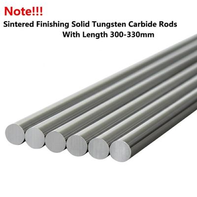 YG10X Tungsten Karbür Çubuk 6mm x 3000mm HIP Sinterlenmiş
