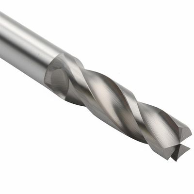 1/4 İnç CNC Katı Aşağı Kesim Lehimli Tungsten Karbür Parmak Freze Ahşap Kaba İşleme