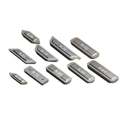K05 K10 K20 K30 K40 Çok Bıçaklı Testere için Tungsten Karbür Lehimli Uçlar
