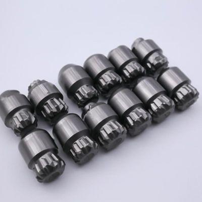 Petrol Madenciliği Sondaj Uçları İçin Tırtıklı Düğme Dişleri Tungsten Karbür Aşınma Parçaları