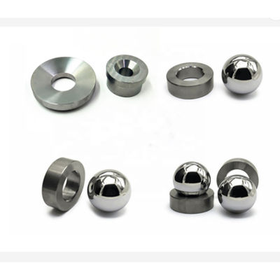 Özel Boyut 100% Tungsten Karbid Malzemesi ve YG8 YG6 YG6X YG9C YG11C YG13C Alaşım Spesifikasyonu ile Çimentolanmış Tungsten Karbid Top Valfi