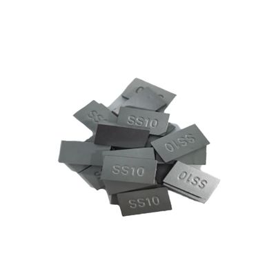 Özelleştirilmiş Boyut %100 Bakir Tungsten Karbür Kaynaklı Uçlar, Elektrik Güç Kaynağı ile Taş Kesme Bıçağı için