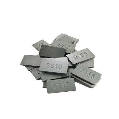 Özelleştirilmiş Boyut %100 Bakir Tungsten Karbür Kaynaklı Uçlar, Elektrik Güç Kaynağı ile Taş Kesme Bıçağı için