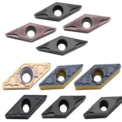 Yüksek sıcaklıkta alaşım kesimi için 35° açı V ve 7° açı C ile hassas tasarlanmış VCMT CNC ekleme