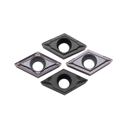 Yüksek performanslı hassaslıklı zeminleme DCMT CNC, metal ve metal olmayan işleme için 55° D açısı ve 7° C açısı ile yerleştirme