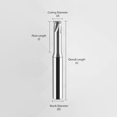 M2, M3, M4, M6 için tek iplikli tek dişli freze kesicisi Bakır, alaşımlı çelik, sıradan çelik, dökme demirden iplikler