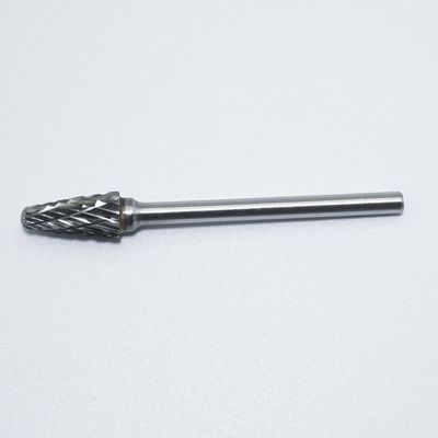 3mm Tip L Metal İşleme için Yüksek Hassasiyetli Parlak Kaplamalı Karbid Döner Burr