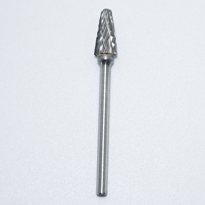 3mm Tip L Metal İşleme için Yüksek Hassasiyetli Parlak Kaplamalı Karbid Döner Burr