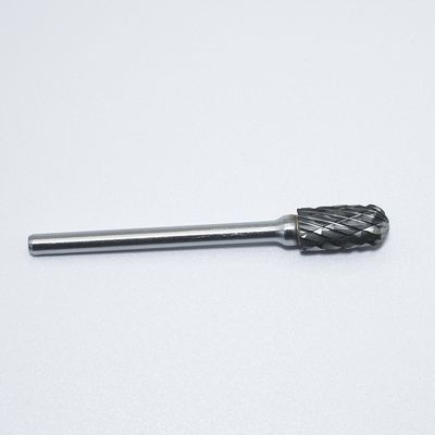 Tip C 1/8" Saplı HRA 89-92.5 Sertlikte Elektrikli ve Açılı Taşlama Makineleri için Karbür Döner Freze