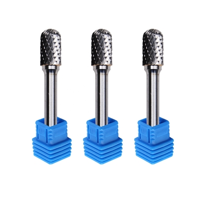 5/8mm Karbür Döner Çapak Uzun Saplı Bilyalı Tip Şekil D Sd Tek Çift Kesim Uçları
