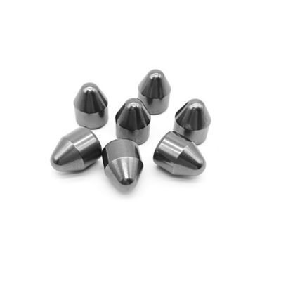 Petrol Madenciliği Sondaj Uçları İçin Tırtıklı Düğme Dişleri Tungsten Karbür Aşınma Parçaları